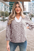 Phoebe Collar Puff Sleeve Top
