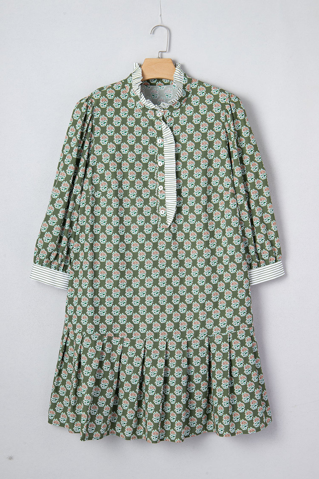 Olivia 4 Sleeve Floral PLUS Dress