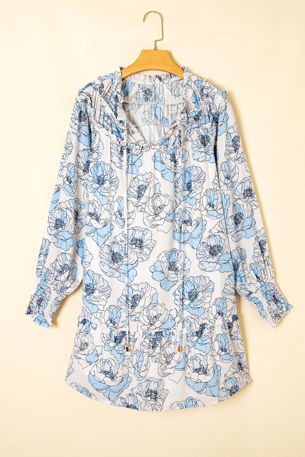 Juliana Sleeve Flowy Mini Dress
