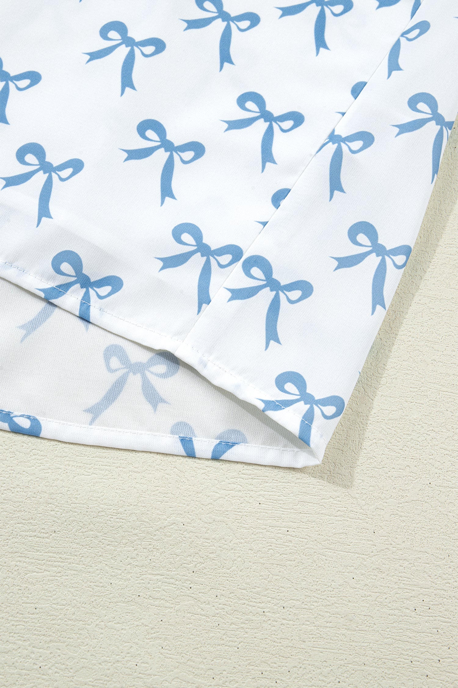 Melody Short Sleeve Bow PLUS Top