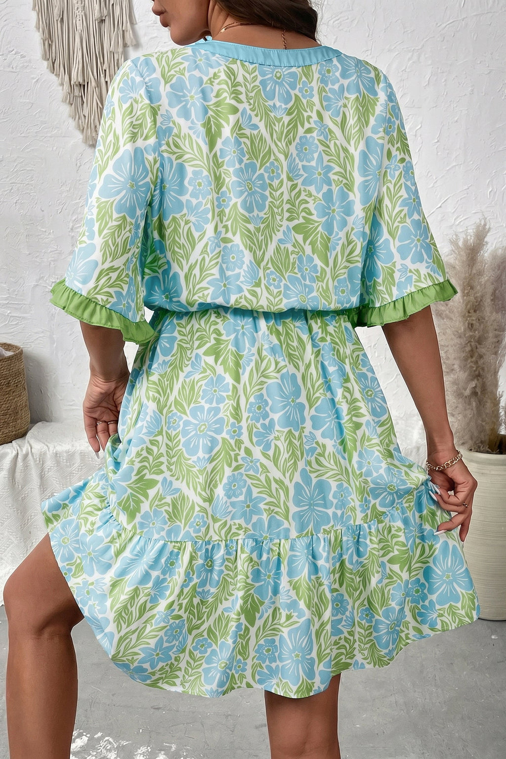 Ophelia Short Sleeve Mini Dress
