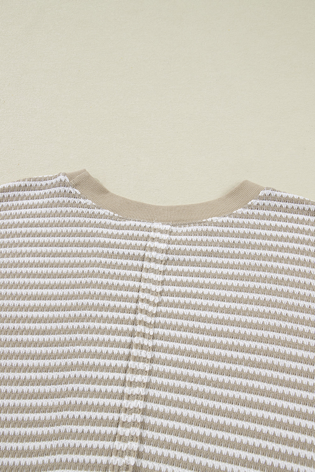 Vanessa Knit Ribbed Trim Long Sleeve PLUS Top