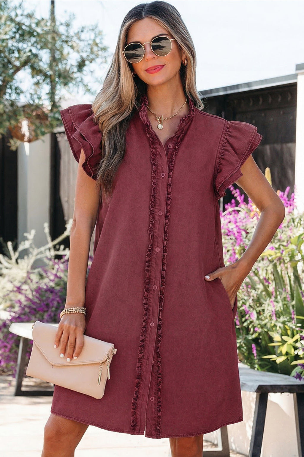 Emelia Short Sleeve Mini Dress