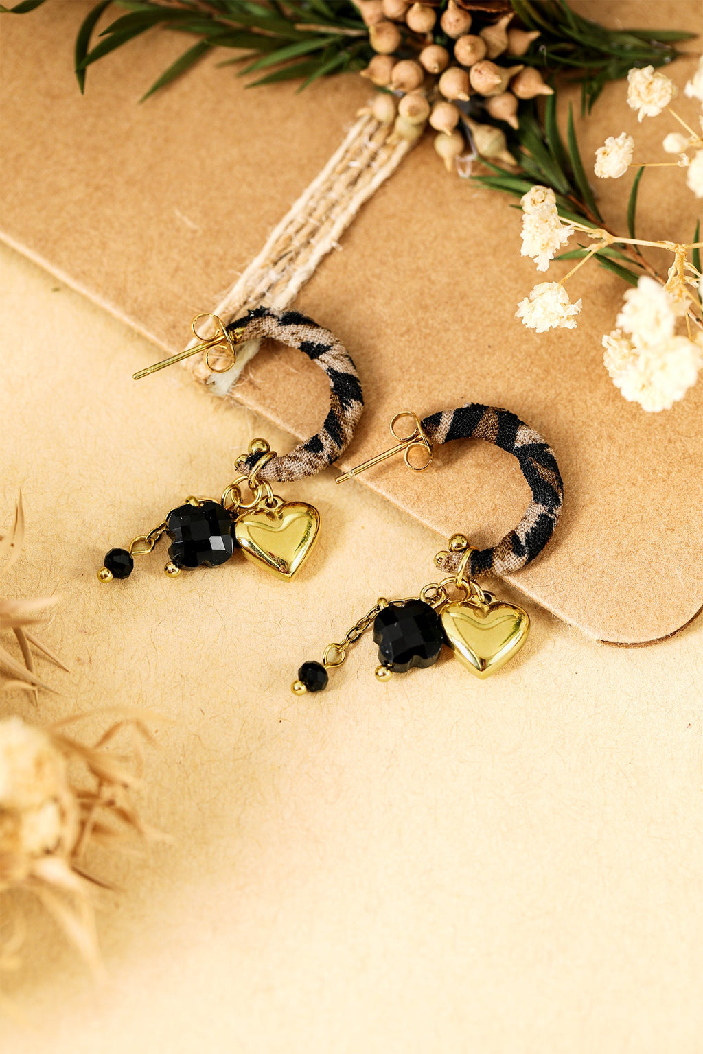 Bethany Wrapped Open Loop Earrings