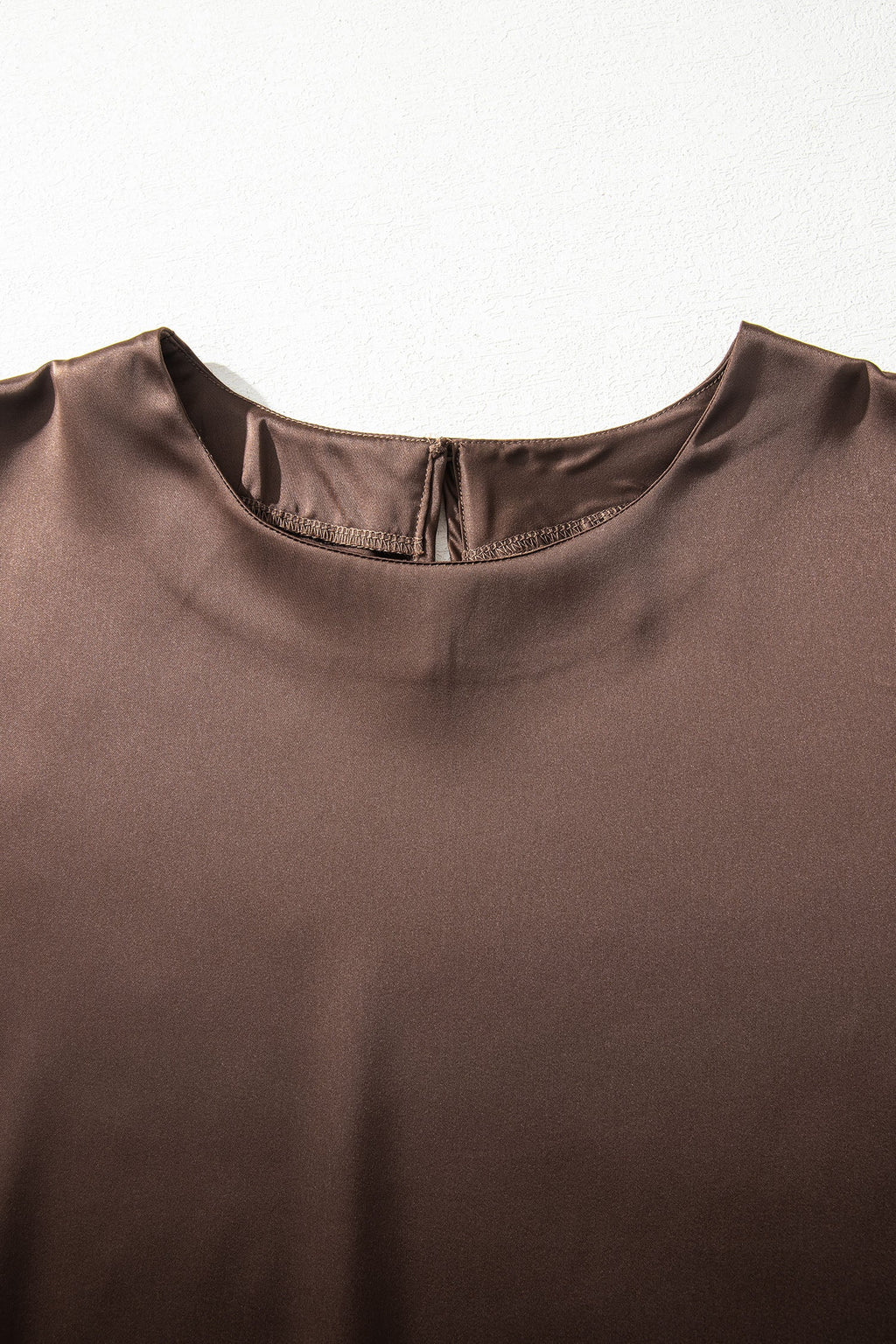 Saige Short Sleeve Satin Top