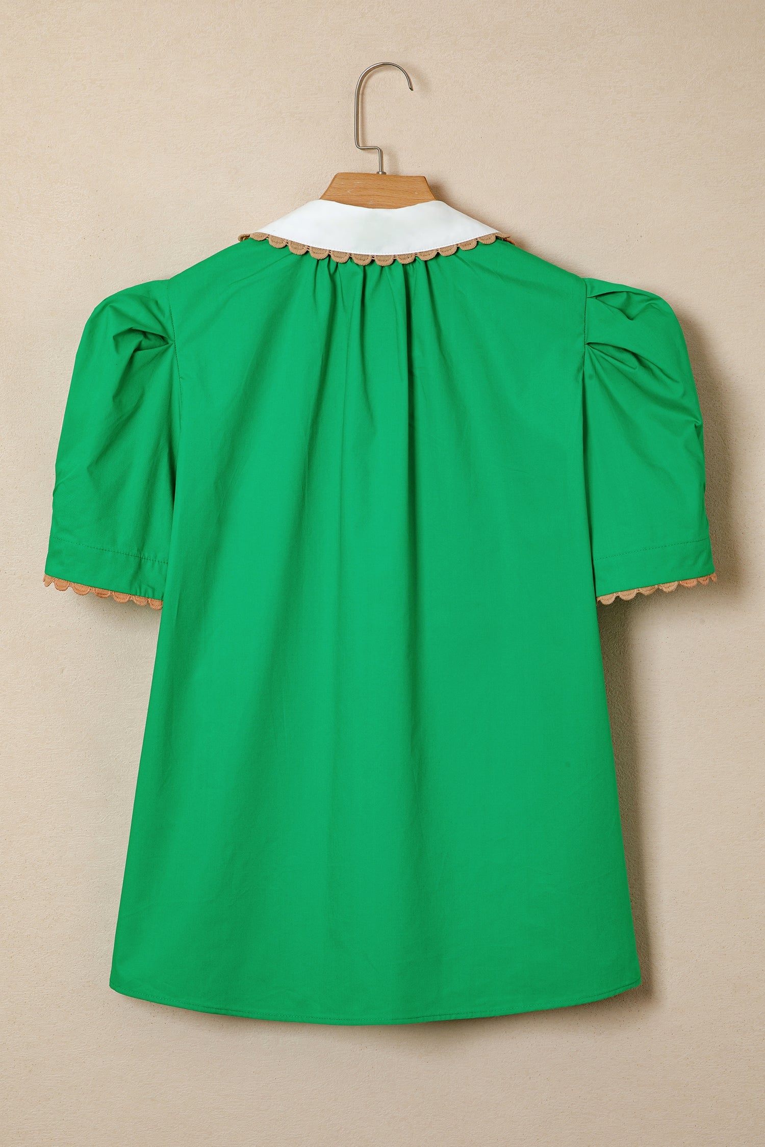 Eileen Collar Short Sleeve Blouse
