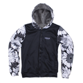 Monochrome Sunflower Heavy Zip Fleece Hoodie