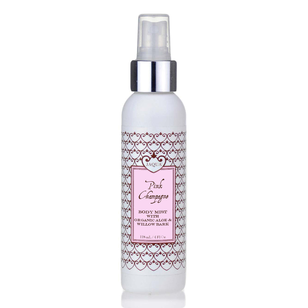 Pink Champagne Hydrating Body Mist with Organic Aloe & Willow Bark